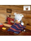 Мишка "Маша в жилетке" 40 см