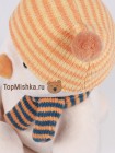 Мишка "Маша в шапке" 40 см