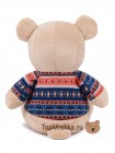 Мишка "Миша в синей жилетке" 40 см