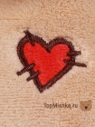 Мишка "Миша в красной майке" 40 см