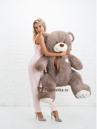 Плюшевый мишка "Плюшка" 160 см бурый